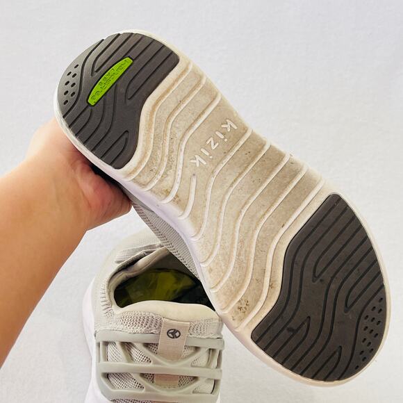 Kizik Athens Hands Free Knit Sneakers Walking Comfort Shoes Gray Womens 9.5 - Picture 12 of 15